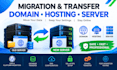migration transfer relocation full website domain hosting server platform