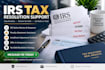 resolve irs issues, irs tax problems, tax debt and help reduce irs penalties