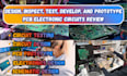 design inspect test develop and prototype pcb electronic circuit review