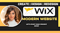 build wix website design wix website redesign wix website