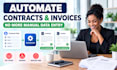 build a document generation system that fills contracts invoices automatically