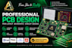 create custom pcb design pcb layout schematic and circuit design