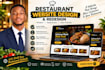 design your resturant business  website