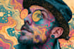 create bending psychedelic art with surreal trippy visuals