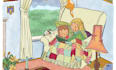 create whimsical and cosy childrens book illustrations
