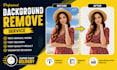 do professional background removal and clipping path