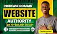 increase custom domain rating dr tf da ahref backlink domain