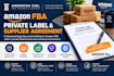 draft an amazon fba private label supplier agreement