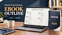 create a professional ebook outline with chapters and content structure