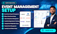 setup event management via cvent webex vfairs eventbrite swoogo bizzabo eventify