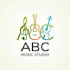 flat and modern retail logo
