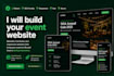 build wordpress event website event ticket website conference rental website