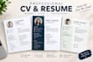 create a professional and modern CV resume