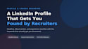 optimize your linkedin profile to get noticed by recruiters
