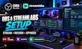 setup obs studio or streamlabs for live streaming and record