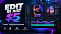 edit shorts and reels from at just 5 dollars