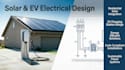design solar panel upgrade and ev charger electrical layouts for ca and tx