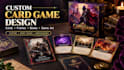 design custom board game cards, card frames, card boxes and game art