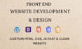 build a static HTML, CSS website, professional website development