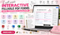 create interactive fillable PDF forms, digital signatures and calculations