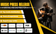 do music press release, artist bio, submit pr and press release distribution