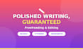 proofread and edit your writing and grammar