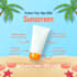 create beauty sunscreen ads
