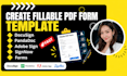 create fillable pdf form template docusign pandadoc adobe sign signnow forms