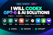 codex claude code ai voice assistant obsidian claude motion graphics grok bot