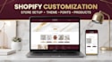 do shopify fonts installation for you