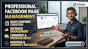 be your professional facebook page manager