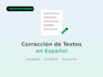 proofread and correct your spanish text