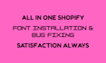 do shopify font installation shopify store expert