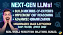 build mixture of experts, cot reasoning, quantization llms
