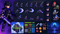 create pixel art animation, pixel character and sprite sheet