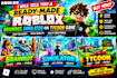 sell ready made roblox brainrot simulator tycoon game