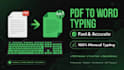 do pdf to word conversion and image to text typing work