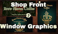 design professional shopfront, storefront, signage, banner and window graphics