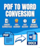 convert your pdf files into editable word document