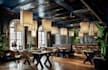 detailed 3d restaurant,cafe, bar,interior design, seating layout,realisticrender