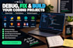 debug, fix errors and help with your college coding projects