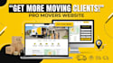 build a modern moving company website for movers
