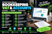 provide UK bookkeeping, vat and self assessment services