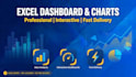 create professional excel, charts, graphs and dashboards