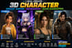 create 3d character vrchat avatar metahuman and game character