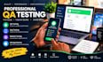 qa testing, app testing, website testing, ios app review