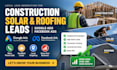 generate construction solar roofing leads generation google ads facebook ads