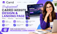 design carrd website, carrd landing page design, design carrd website