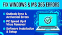 resolve windows, linux, microsoft 365, printer, and network issues remotely