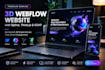 build a 3d webflow website with spline, threejs  gsap with interactive web app